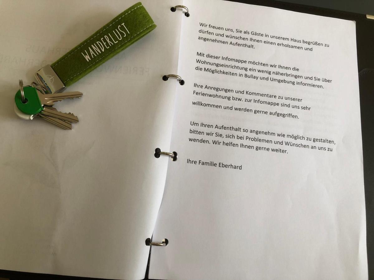 Ferienwohnung Eberhard Altes Winzerhaus Bullay Εξωτερικό φωτογραφία